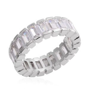 Simulated Diamond Ring 6.09 ctw